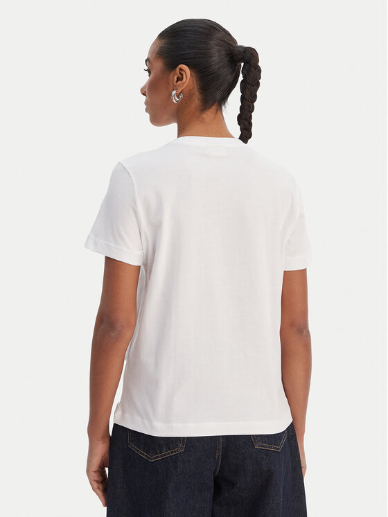 Desigual Desigual T-Shirt 26SWTK06 Λευκό Regular Fit