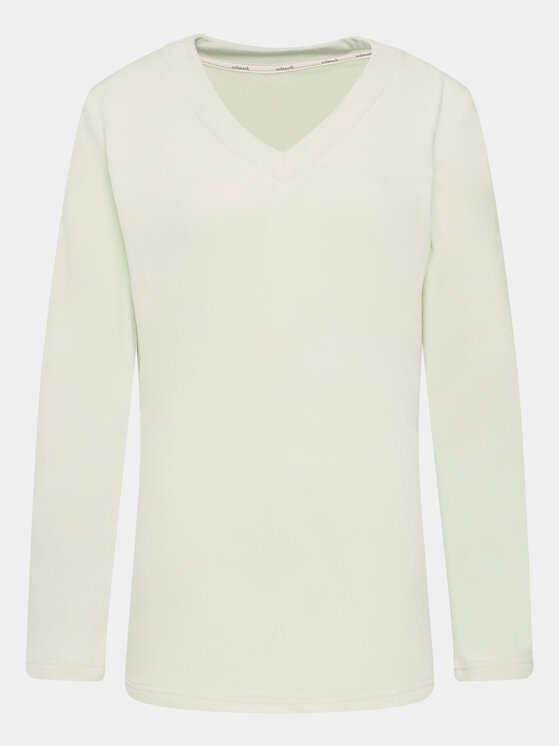 Selmark Selmark Pyjama Polar Soft P6273 Grün Regular Fit