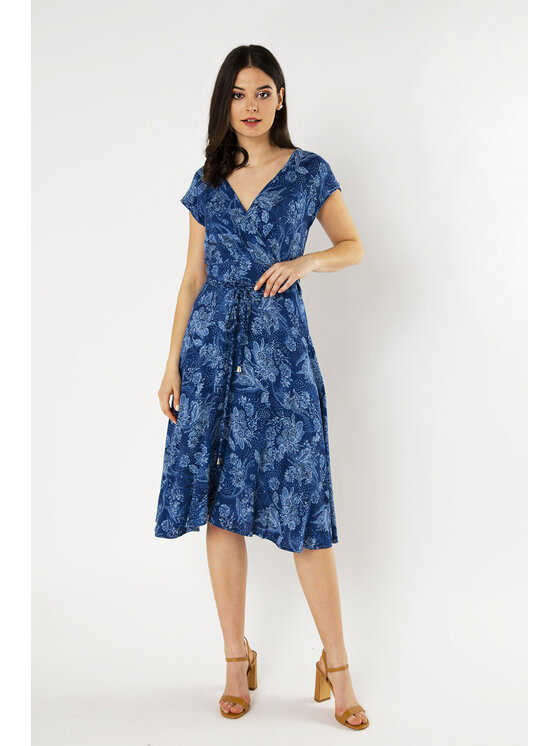 QUIOSQUE QUIOSQUE Každodenní šaty BLUEBERRY DRESS Barevná Regular Fit