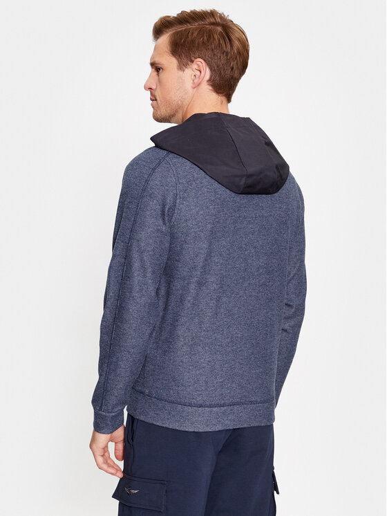 Aeronautica Militare Aeronautica Militare Strickjacke 232FE1811F515 Dunkelblau Regular Fit