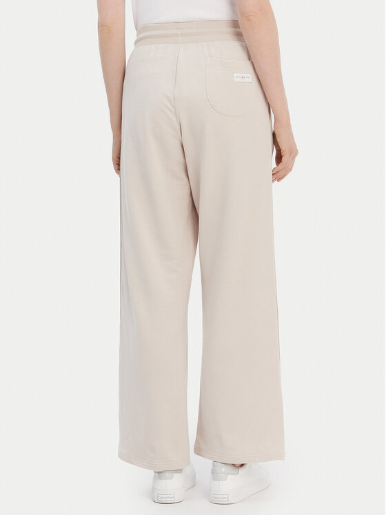 Tommy Hilfiger Tommy Hilfiger Melegítő alsó UW0UW04771 Bézs Relaxed Fit
