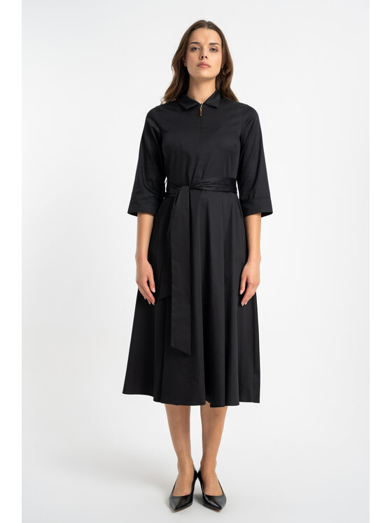 CLICK CLICK Sukienka codzienna 60-6038 Czarny Regular Fit