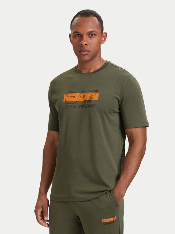 EA7 Emporio Armani Tricou 7M002415 AF10375 U7014 Verde Regular Fit