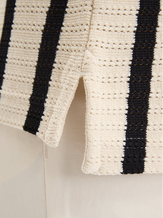 Tommy Hilfiger Tommy Hilfiger Džemper MW0MW42770 Krem Regular Fit