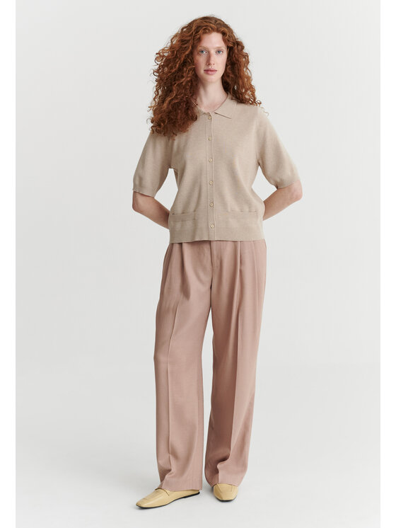 TATUUM TATUUM Sweter MANTARE Beżowy Classic Fit