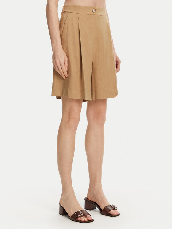 Marella Marella Bermudų šortai Sagitta 2513141015 Smėlio Relaxed Fit