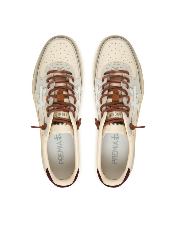 Premiata Premiata Sneakersy BSKT CLAY VAR 7616 Biela
