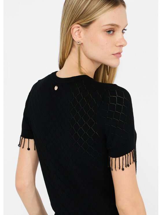 Liu Jo Liu Jo Cardigan CF5005MS18F22222 Nero Regular Fit