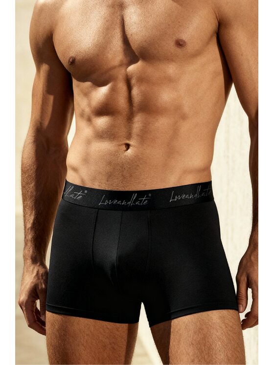 Love and Hate Love and Hate Boxerky Black Essential Černá