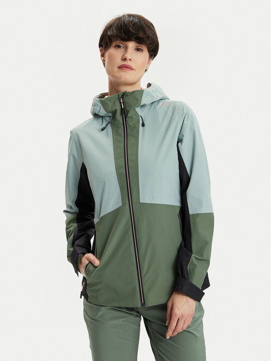CMP CMP Větrovka 34Z6526 Zelená Regular Fit