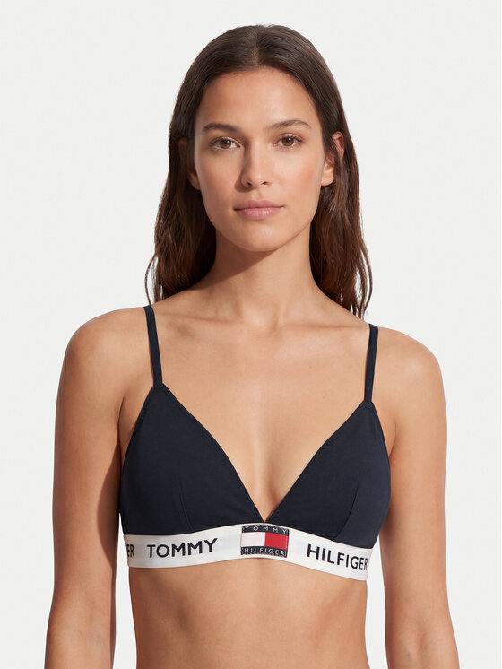 Tommy Hilfiger Tommy Hilfiger Bralette melltartó UW0UW02243 Sötétkék