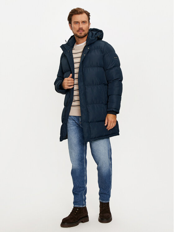 Pepe Jeans Giubbotto piumino Torin PM403030 Blu scuro Regular Fit Modivo