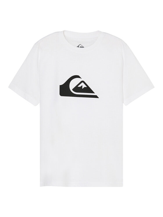 Quiksilver Quiksilver T-shirt Ev Comp Logo EQBZT04897 Bijela Regular Fit