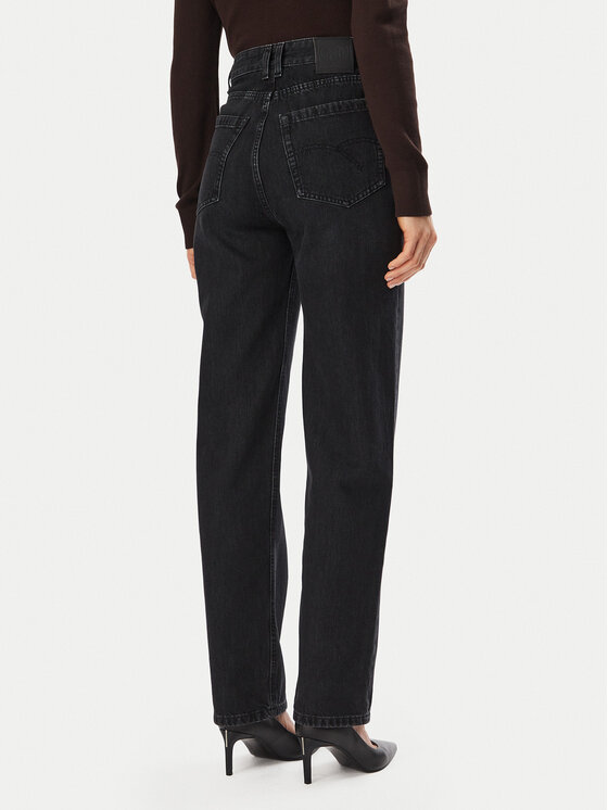 Marella Marella Jeansy 2623186044 Czarny Mom Fit