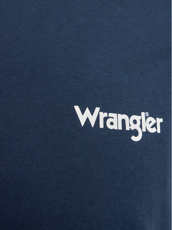 Wrangler Wrangler Komplet 2 t-shirtów W7BZFQE12 Granatowy Regular Fit