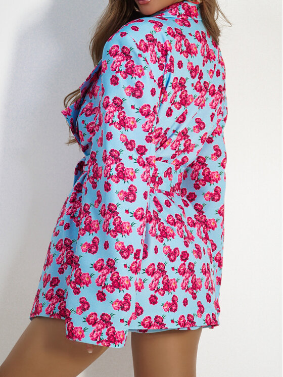 LilaLou LilaLou Marynarka About You Niebieski Oversize