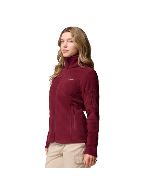 Columbia Columbia Felpa di pile Fast Trek II Jacket Bordeaux Regular Fit