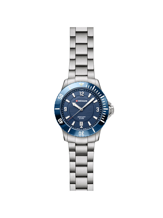Wenger Wenger Zegarek 01.0621.111 Srebrny