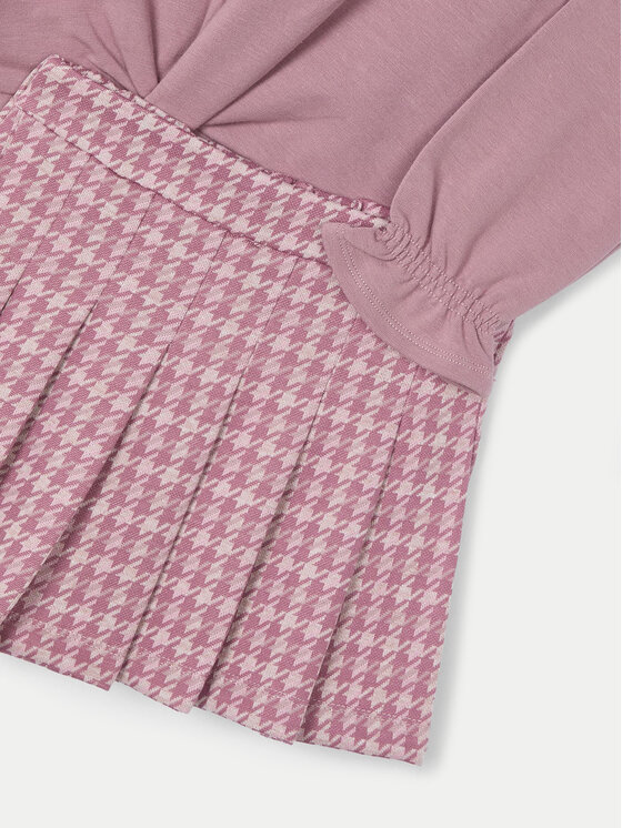 Mayoral Mayoral Completo maglione e pantaloncini di tessuto 4220 Rosa Regular Fit