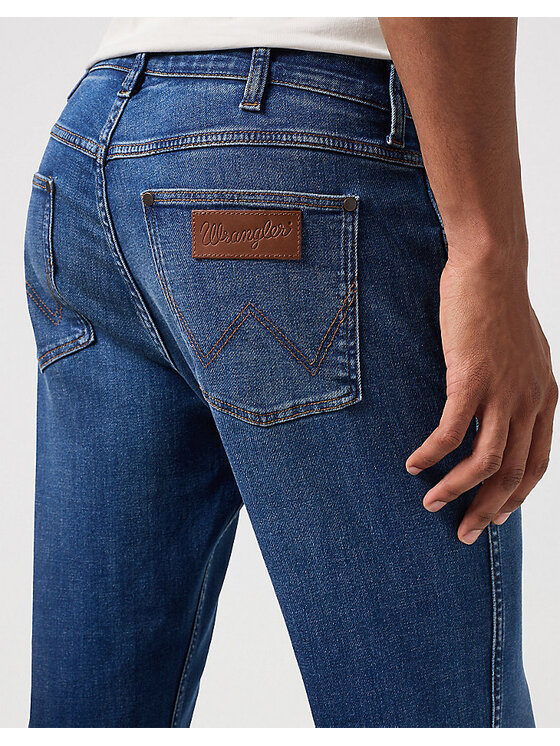 Wrangler Wrangler Jeansy GREENSBORO Niebieski Regular Fit