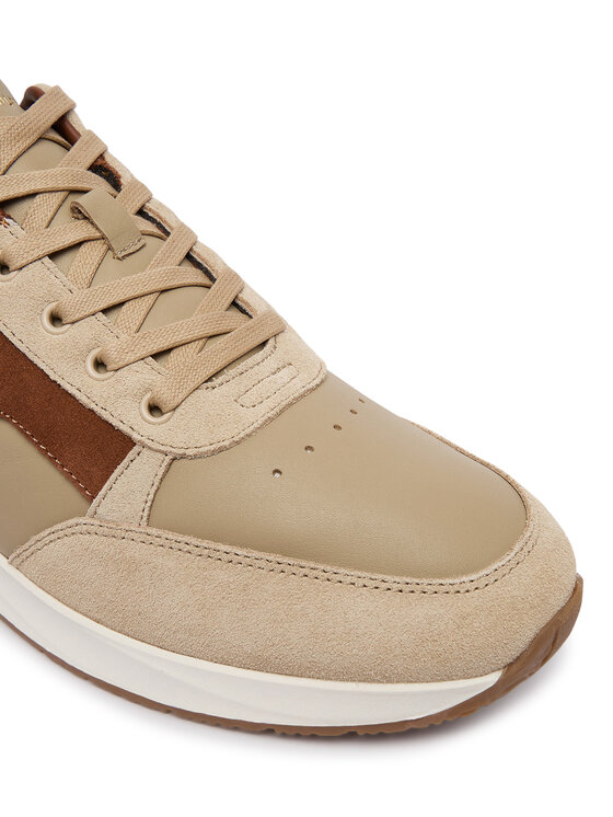 Tommy Hilfiger Tommy Hilfiger Superge Elevated Hilfiger Mix Runner FM0FM06084 Bež