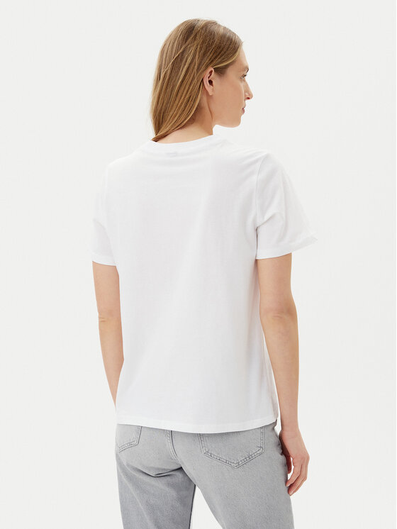 Pieces Pieces Футболка Maria 17155082 Білий Relaxed Fit