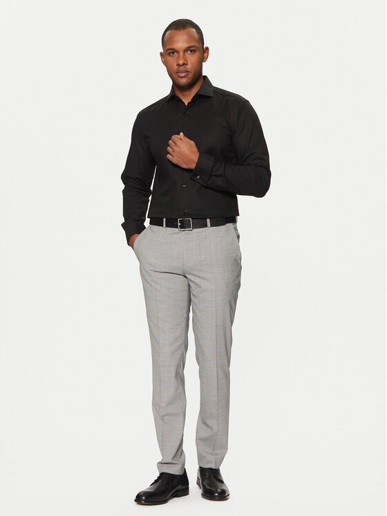 BOSS BOSS Ing H-Hank 50527622 Fekete Slim Fit