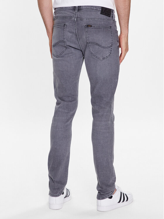 Lee Lee Jeansy L719IBB82 Szary Slim Fit