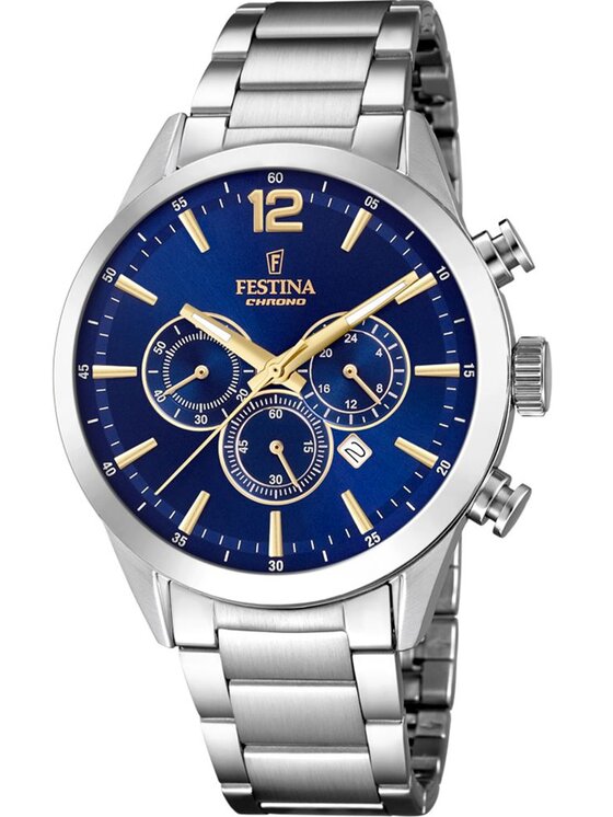 Festina Festina Zegarek F20343/2 Srebrny