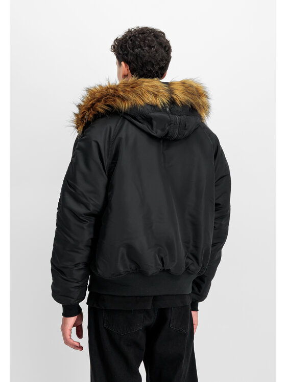 Alpha Industries Alpha Industries Kurtka zimowa AI.100105-03-XL Czarny Relaxed Fit