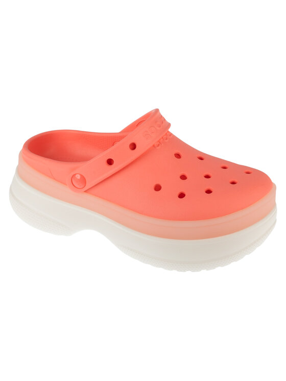 Crocs Crocs Ciabatte Classic Frosted Stacked Clog Rosa