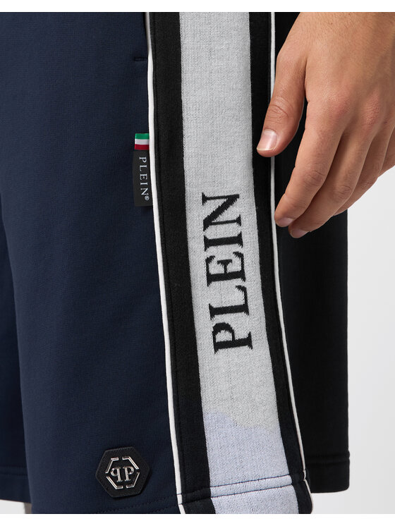 PHILIPP PLEIN PHILIPP PLEIN Pantaloncini sportivi 31373 Blu scuro Jogger Fit