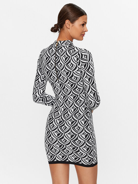 Glamorous Glamorous Džemper haljina CK6805 Crna Slim Fit