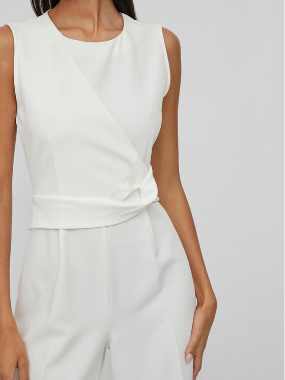 Vila Vila Kombinezon 14083352 Bela Regular Fit