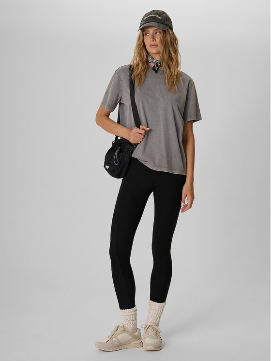 4F 4F T-Shirt 4FKAW26TTSHF4506-26S Šedá Loose Fit
