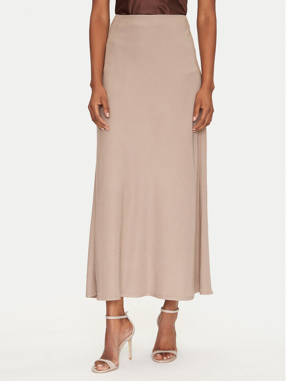 ONLY ONLY Maxi szoknya Chigo 15338282 Bézs Regular Fit