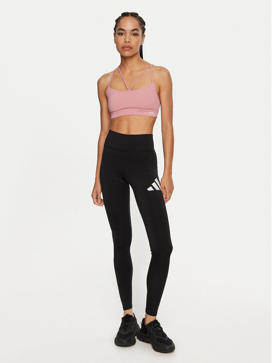 adidas Leggings Train Essentials Big Logo JG3941 Schwarz Slim Fit Modivo