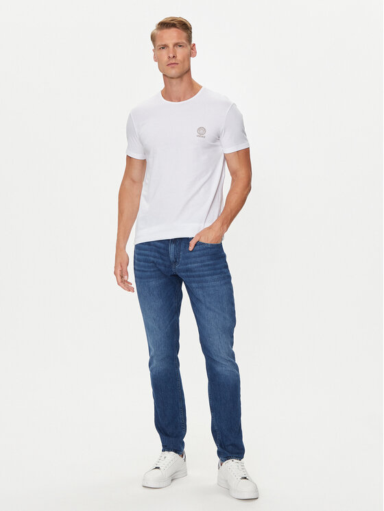 Versace Versace Set di 2 T-shirt AU10193 1A10011 Bianco Slim Fit