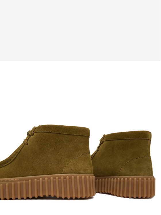 Clarks Clarks Šnurovacia obuv Torhill Moss 26183872 Kaki