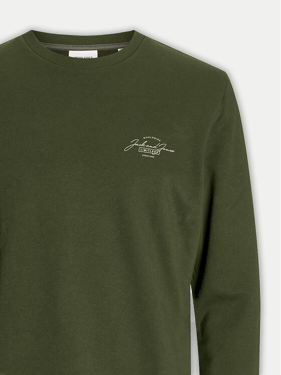 Jack&Jones Jack&Jones Μπλούζα Ferris 12256837 Πράσινο Standard Fit