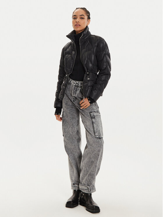 Patrizia Pepe Patrizia Pepe Преходно яке 8O0132/A451-K103 Черен Regular Fit