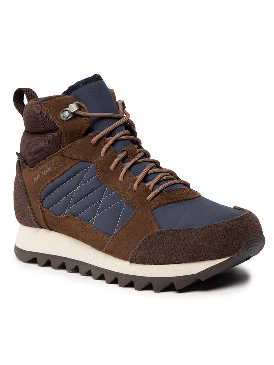 Merrell Merrell Sneakersy Alpine Sneaker Mid Plr Wp 2 J004295 Hnedá