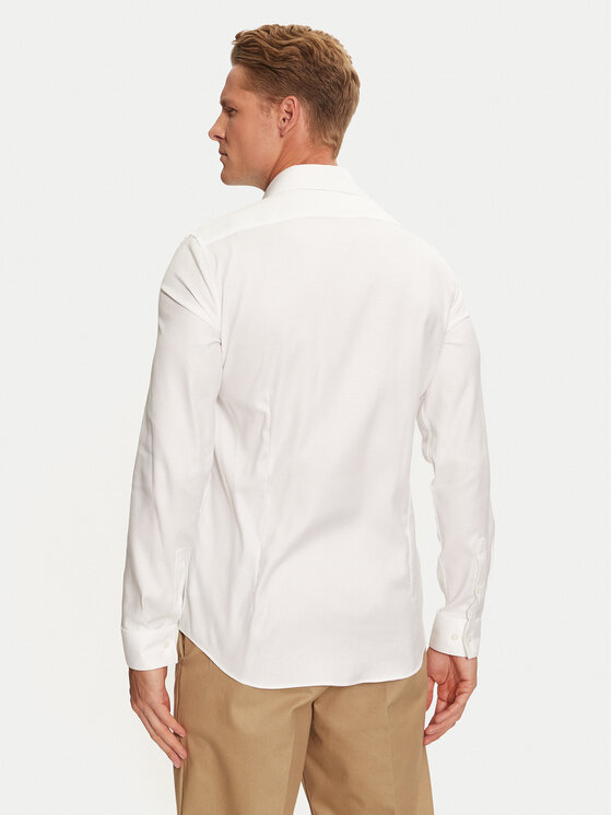 Calvin Klein Calvin Klein Πουκάμισο K10K113528 Λευκό Slim Fit