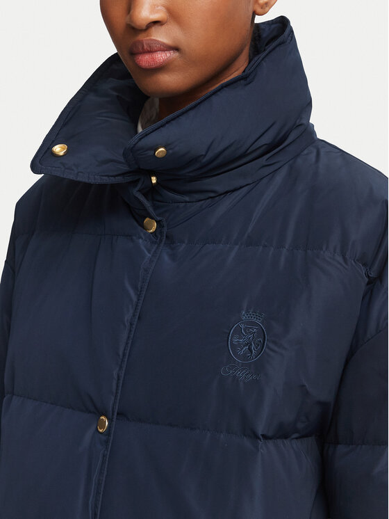 Tommy Hilfiger Tommy Hilfiger Puhovka WW0WW47279 Mornarsko modra Relaxed Fit
