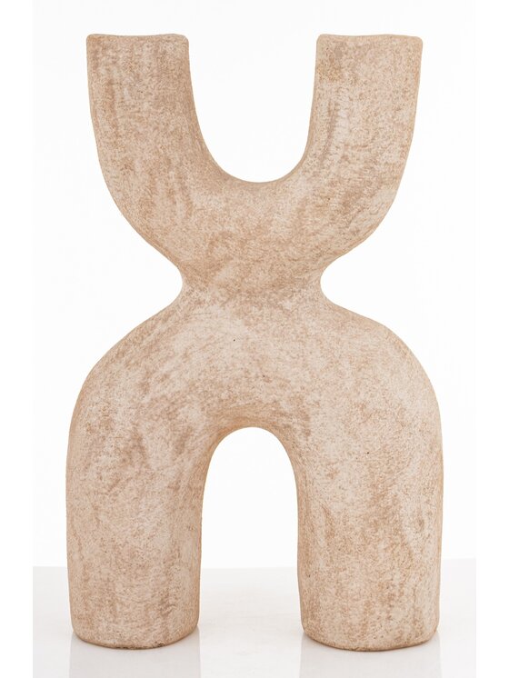 MIAhome MIAhome Wazon ceramiczny 50,5x25,5x11 cm CAXITTA iks duży Brązowy
