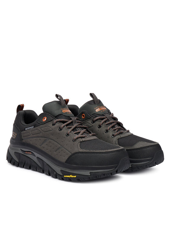 Skechers Skechers Trekingová obuv Arch Fit Road Walker 237688 CCBK Šedá