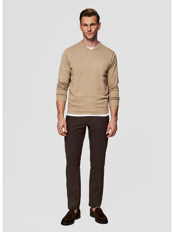 Pako Lorente Pako Lorente Sweter P26SB-2X-002 Beżowy Classic Fit