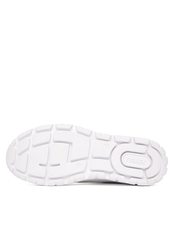 Rieker Rieker Sneakersy N1313-80 Bílá