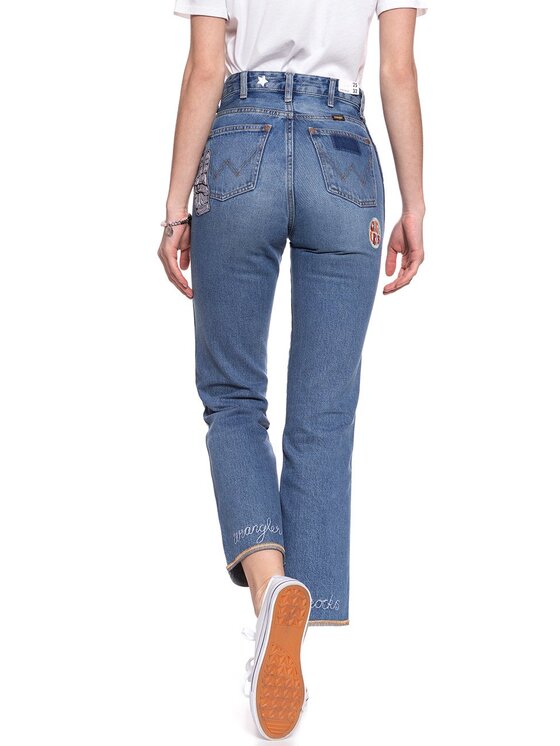 Wrangler Wrangler Jeans RETRO STRAIGHT Blu Straight Fit