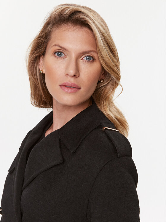 Liu Jo Liu Jo Cappotto di lana CF3002 T3540 Nero Regular Fit